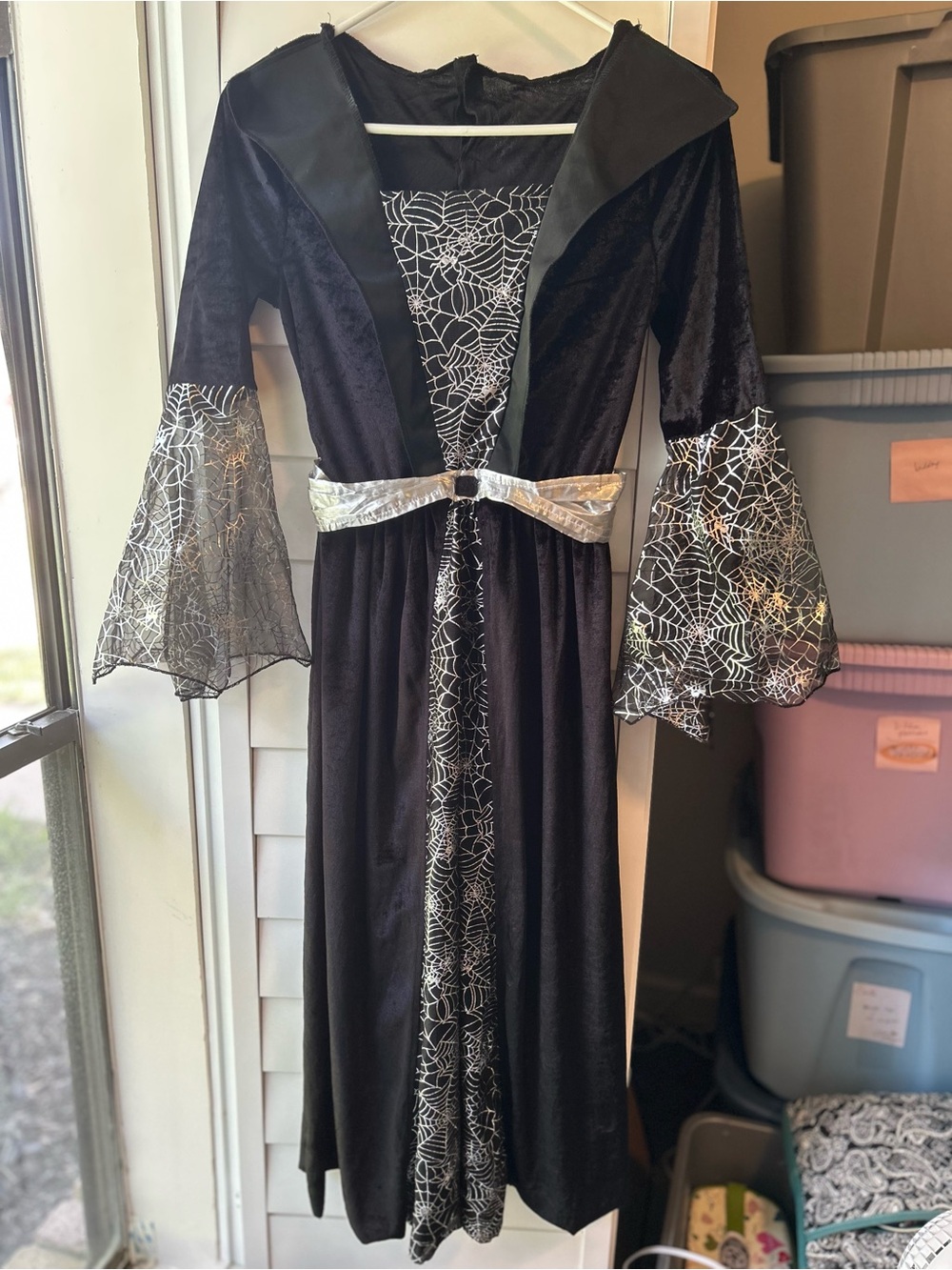 Girls spiderweb costume dress 🕸️🕷️